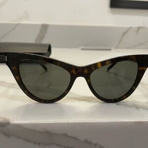 Gently used Saint Laurent Sunglasses in Tortoise